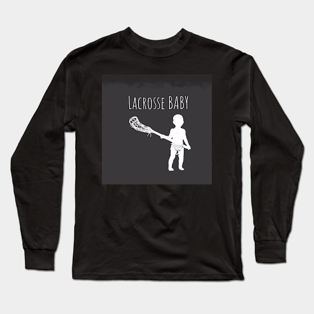 Lacrosse baby Long Sleeve T-Shirt by mursart68